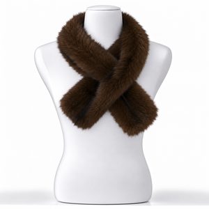 Loevenich šál z umělé kožešiny chocolate 676053-870