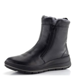 Ara širší kotník se zipem Calais Keil Schwarz 12-36002-01