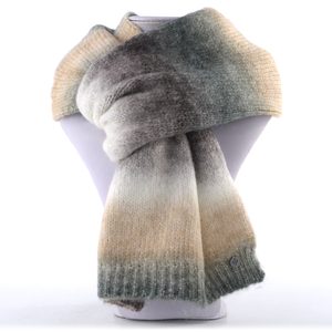 Fraas pletený šál s barevným gradientem stone 667099-940