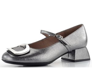 Wonders lodičky se širokým podpatkem a nártovým páskem Plomo D-1211