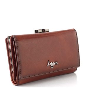 Lagen dámská peněženka rámečková cognac LGW 641 D