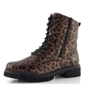 Remonte šněrovací kotník se zipem vzorovaný D2S72-90