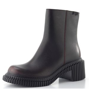 Camper zipový kotník na podpatku Pix negro-tie K400804-005