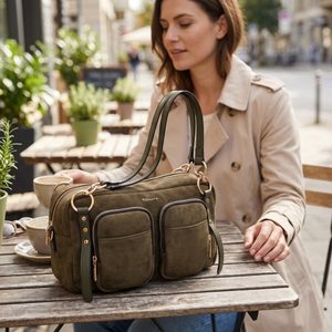 Tamaris shopper kabelka Manja oliv 34874
