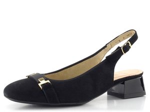 Ara širšie lodičky s voľnou pätou Graz schwarz 12-20413-01