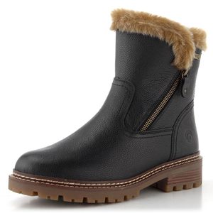 Remonte černý kotník se zipem a membránou D0B83-03