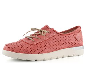 Looke perforované šnurovacie poltopánky Madie coral L0674_25