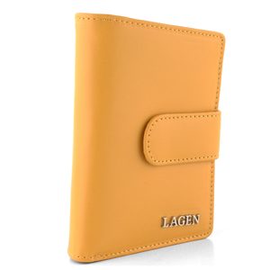 Dámska peňaženka so zápinkou žltá 50313