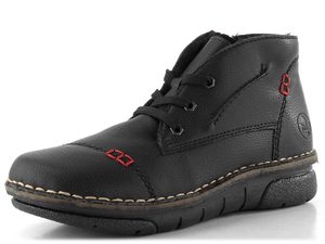 Rieker šněrovací kotník černý 73301-00