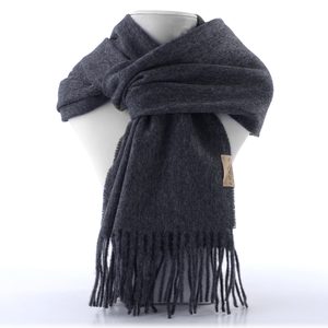 Fraas vlněný šál s kašmírem šedý 627019-980