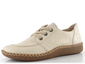 Rieker šněrovací polobotky krémové N2402-60