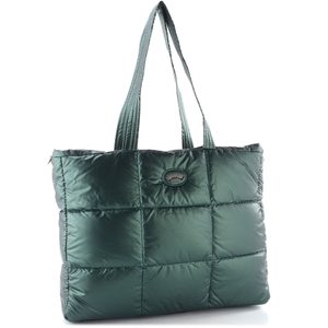 Ara zelená prošívaná shopper kabelka Nina silky fango 16-21912-47