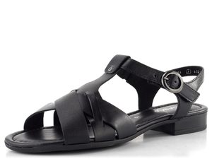 Gabor sandály na nízkém podpatku schwarz 82.794.57