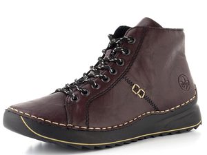 Rieker šněrovací kotník brombeer 71510-30