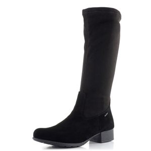 Rieker čižmy s pružným lýtkom čierne 78654-00