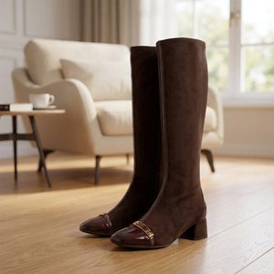 Hispanitas kozačky na podpatku Varsovia espresso/bordo BHI265231