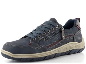 Mustang pánske poltopánky so zipsom navy 15M0181001