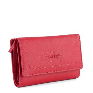 Dámská kožená peněženka střední červená BLC/4386