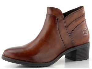 TT.BAGATT kotník na podpatku Cognac D11-7683C-4100