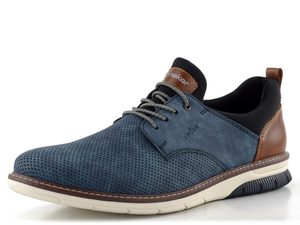 Rieker pánske nazúvacie poltopánky tmavo modré 14450-14