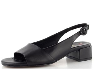 Högl luxusní sandály na podpatku schwarz 1-102600-0100