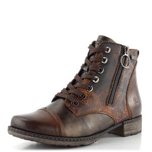 Remonte šněrovací kotník s membránou tmavě hnědý D4382-25