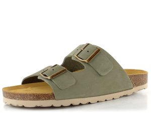 BIO Life pantofle fuzbetové zelené 0014.2985 Lena/924