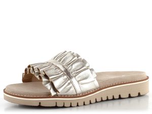 Ara dámské pantofle Kent-Sport řasené Platin 12-28121-11