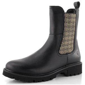 Remonte vyšší chelsea kotník schwarz/schwarz-gold D8694-03