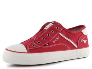 Mustang dámske tenisky bez šnúrok červené 1272-402-005