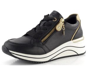 Remonte tenisky na klínku černé D0T03-01