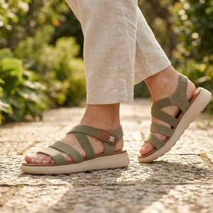 Tamaris páskové sandály na podpatku mint combi 1-28366-46