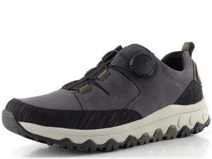 Gabor Rollingsoft pánske kožené poltopánky iron/black 8005.15.03