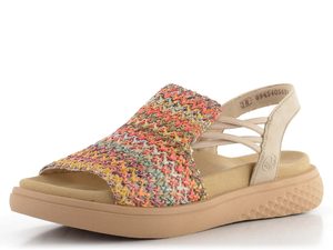 Rieker barevné sandály Multi/Ginger V1541-90