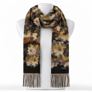 Fraas kašminkový s květinovým vzorem kaviár 625530-998