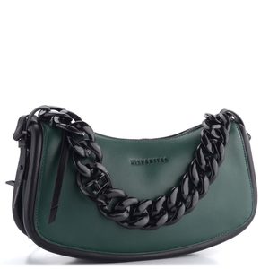 Hispanitas crossbody kabelka s retiazkovým uchom Forest/Black BI232936