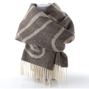 Högl kašmírový šál cashmere/darktaupe 0-157210-1494