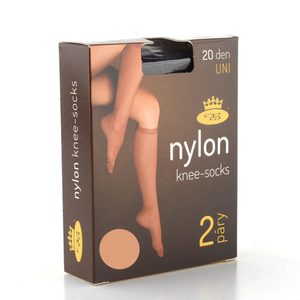 Jemné nylonové podkolenky golden 20 DEN 2 páry/balení