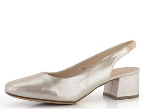 Caprice lodičky s voľnou pätou Taupe Metallic 9-29500-42