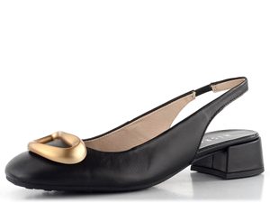 Hispanitas lodičky s volnou patou Oporto Black HV253993