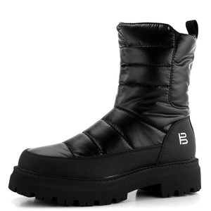 Bagatt prešívaná členková obuv na hrubej podošve čierna D31-ABO50-6900