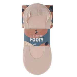 Ponožky do balerín Footy 2 páry telové