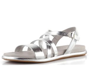 Wonders metalické sandály Silver AT-3402