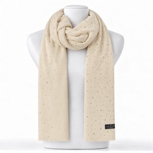 Fraas elegantní kašminkový šál s kamínky champaign powder 623546-026