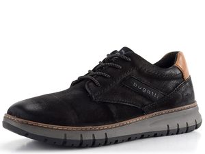 Bugatti čierne pánske poltopánky 321-AOP01-3500