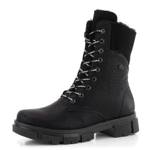 Rieker vyšší šněrovací kotník s membránou černý Y7128-00