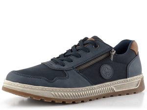 Rieker tmavě modré polobotky se zipem 37029-14