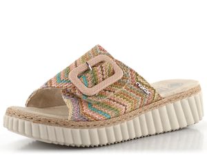 Rieker pantofle na klínku Pastell 69253-91