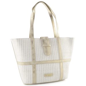 Remonte shopper kabelka weiss-gold/muschel Q0764-80