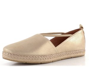 Tamaris espadrilky s gumičkami Champagne 1-24620-44